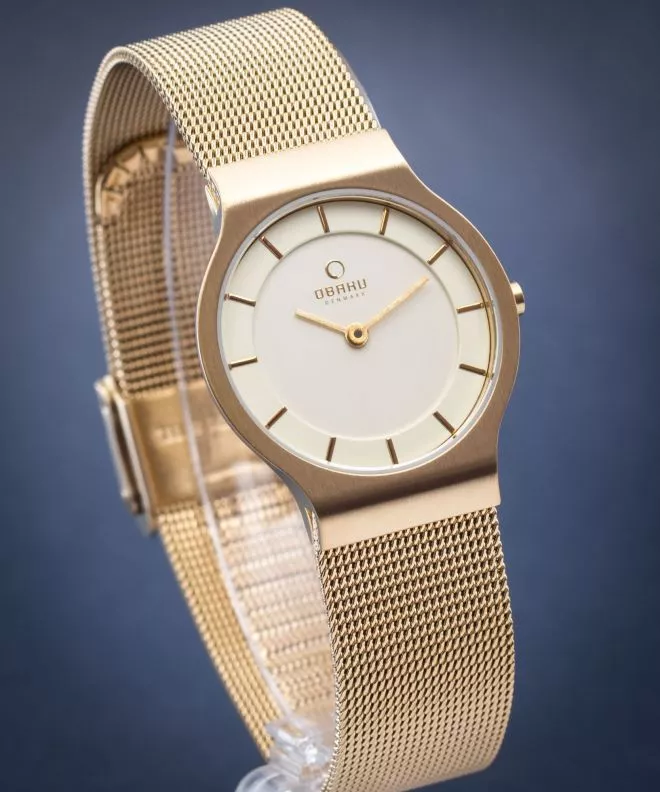 Reloj para mujeres Obaku Ultra Slim V133LGGMG1