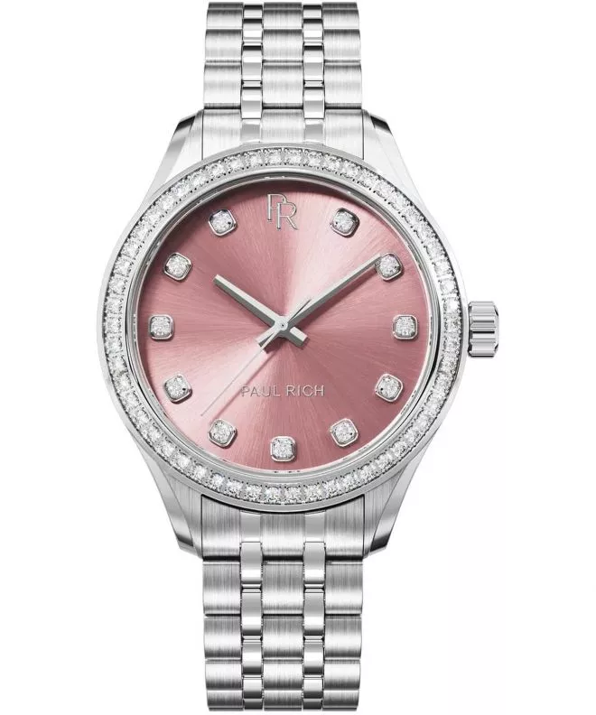 Reloj para mujeres Paul Rich Crystelle Silver Pink 717931446257