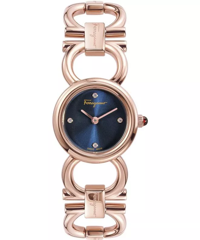 Reloj para mujeres Salvatore Ferragamo Double Gancini Round SFYD00421