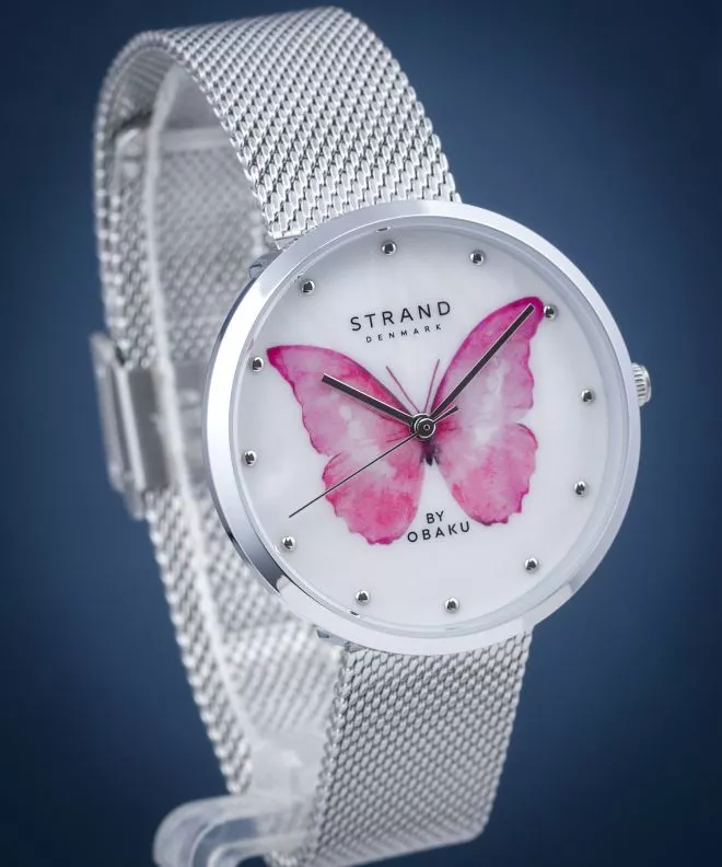 Reloj para mujeres Strand by Obaku Butterfly S700LXCWMC-DBP