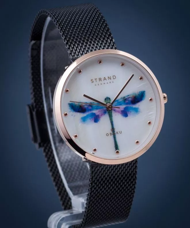 Reloj para mujeres Strand by Obaku Dragonfly S700LXVWMB-DD