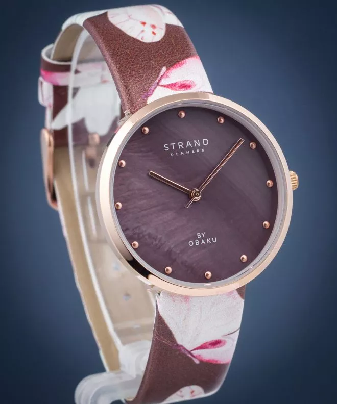 Reloj para mujeres Strand by Obaku Jolene S700LXVNPN-DJB