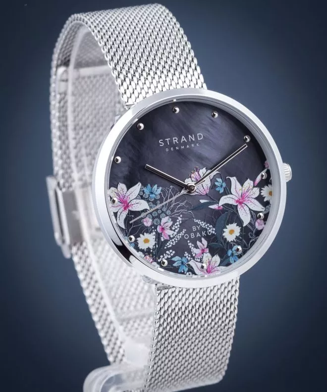 Reloj para mujeres Strand by Obaku Flower S700LXCBMC-DF