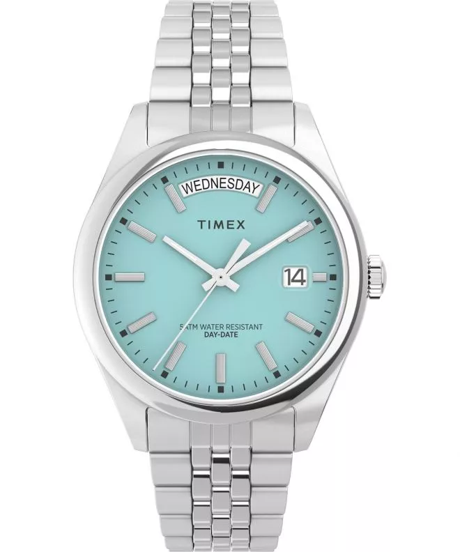 Reloj para mujeres Timex Legacy Day and Date Tiffany Blue TW2V68400