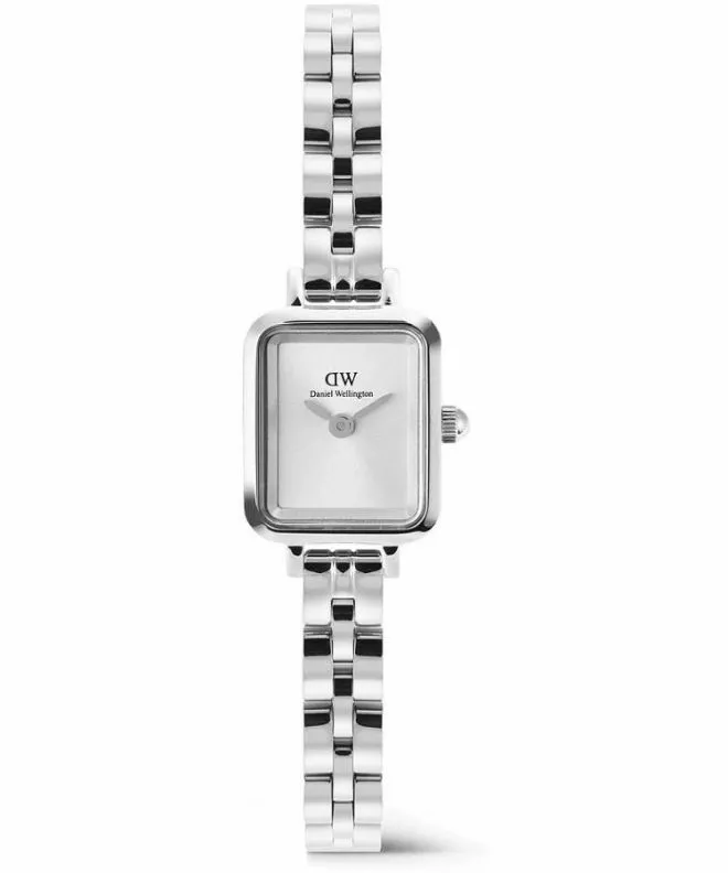 Reloj para mujeres Daniel Wellington Quadro Mini Arch 3-link White Sunray Silver DW00100844