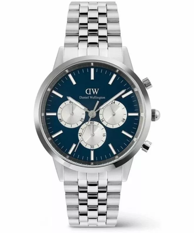 Reloj unisex Daniel Wellington Iconic Arch 5-Link Arctic Panda Chronograph DW00100874