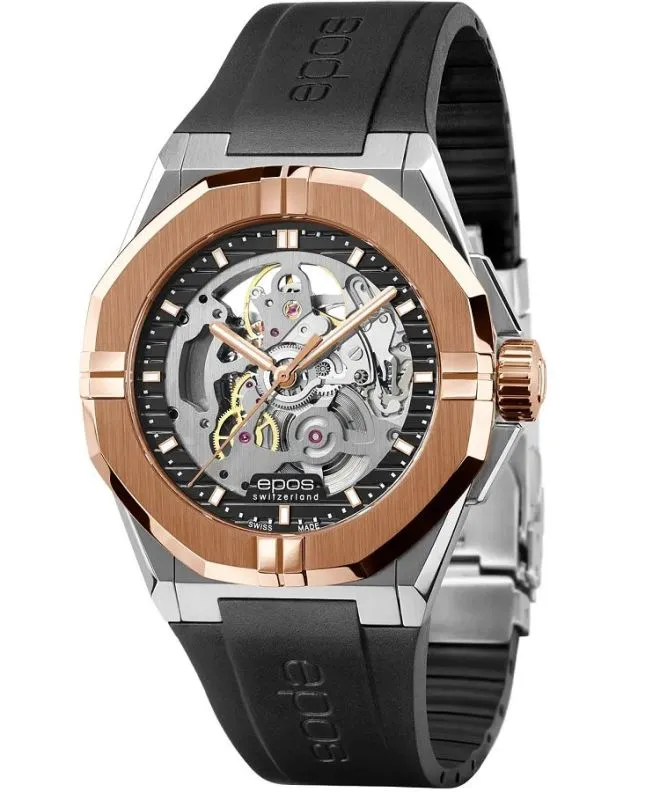 Reloj para hombres Epos Sport Skeleton Automatic 3506.139.34.15.55