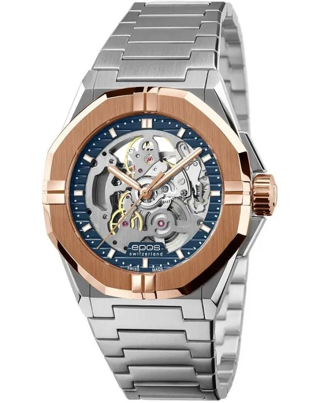 Reloj para hombres Epos Sport Skeleton Automatic 3506.139.34.16.30