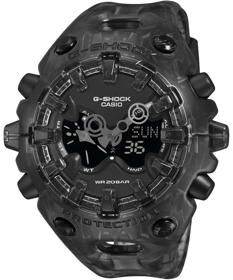 Reloj unisex G-SHOCK GA-V01 Series Big Case Transparent GA-V01SKE-8AER