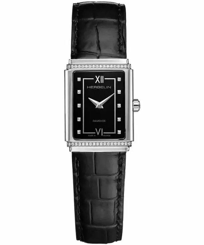 Reloj unisex Herbelin 1925’s EMPIRE Art Déco Diamonds Diamond 17577AP40Y84