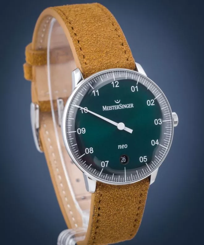 Reloj unisex Meistersinger Neo Sunburst Green NE919D