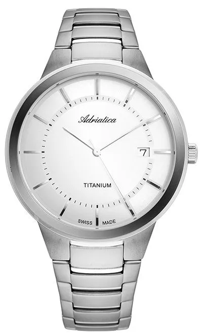 Reloj para hombres Adriatica Titanium A1282.4113Q