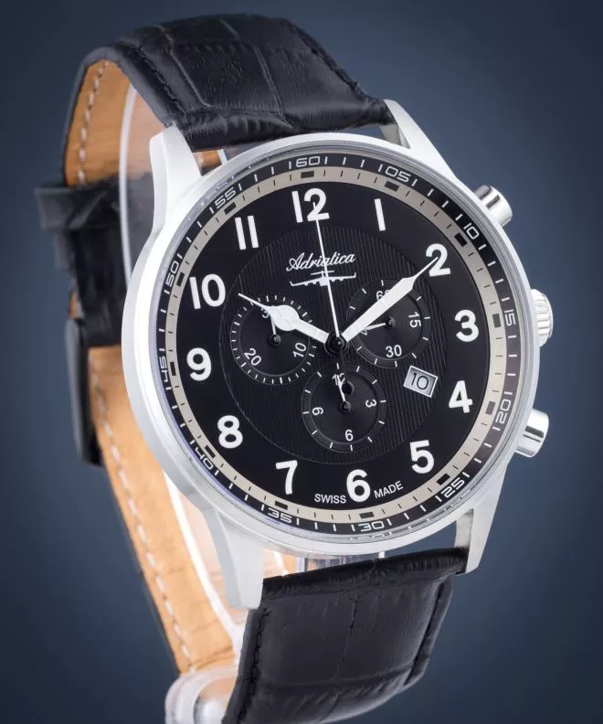 Reloj para hombres Adriatica Aviator Chronograph A1076.5224CHXLG