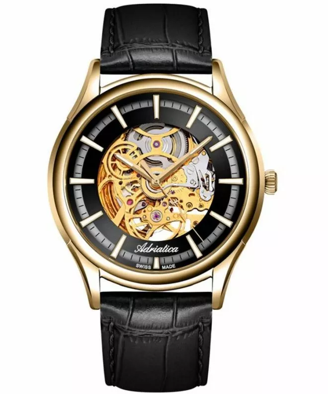 Reloj para hombres Adriatica Classic Skeleton Automatic A2804.1214AS