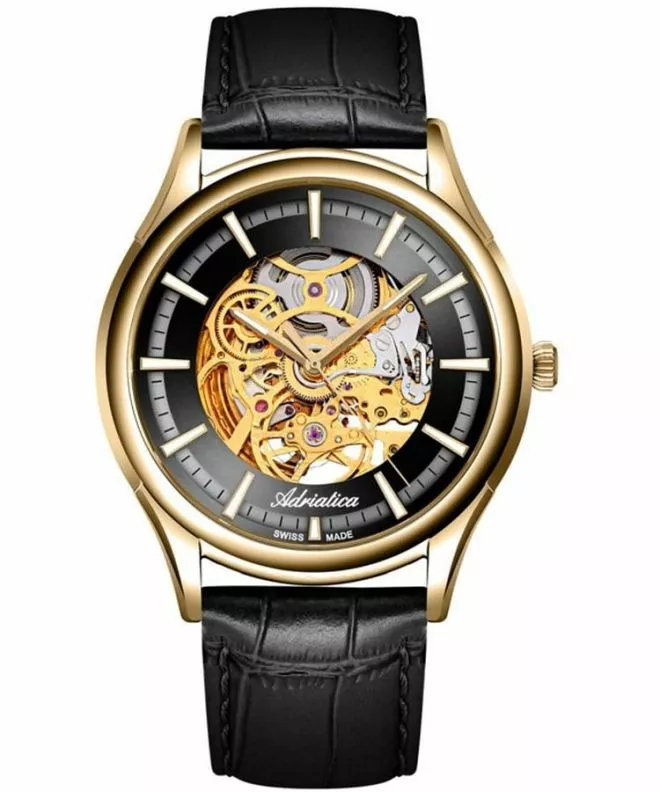 Reloj para hombres Adriatica Classic Skeleton Automatic A2804.1B16AS