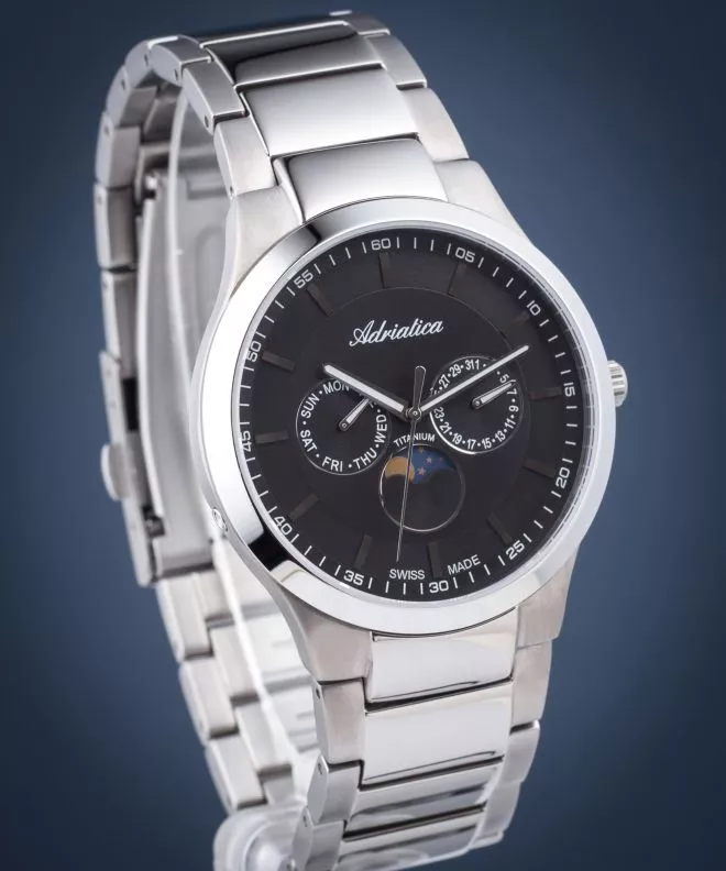 Reloj para hombres Adriatica Moon Phase A1145.4116QF