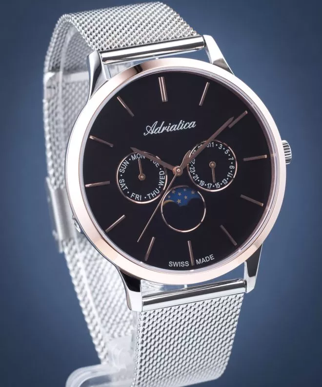 Reloj para hombres Adriatica Moon Phase A1274.R114QF