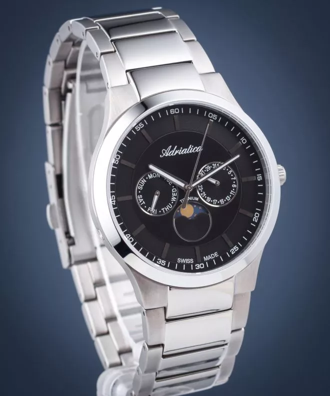Reloj para hombres Adriatica Moon Phase A1145.4114QF