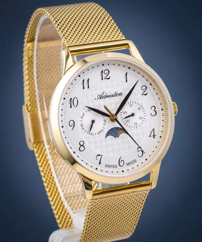 Reloj para hombres Adriatica Moonphase A1274.1123QF