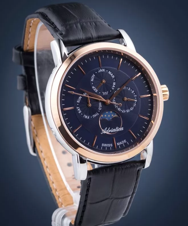 Reloj para hombres Adriatica Moonphase A8134.R215QF