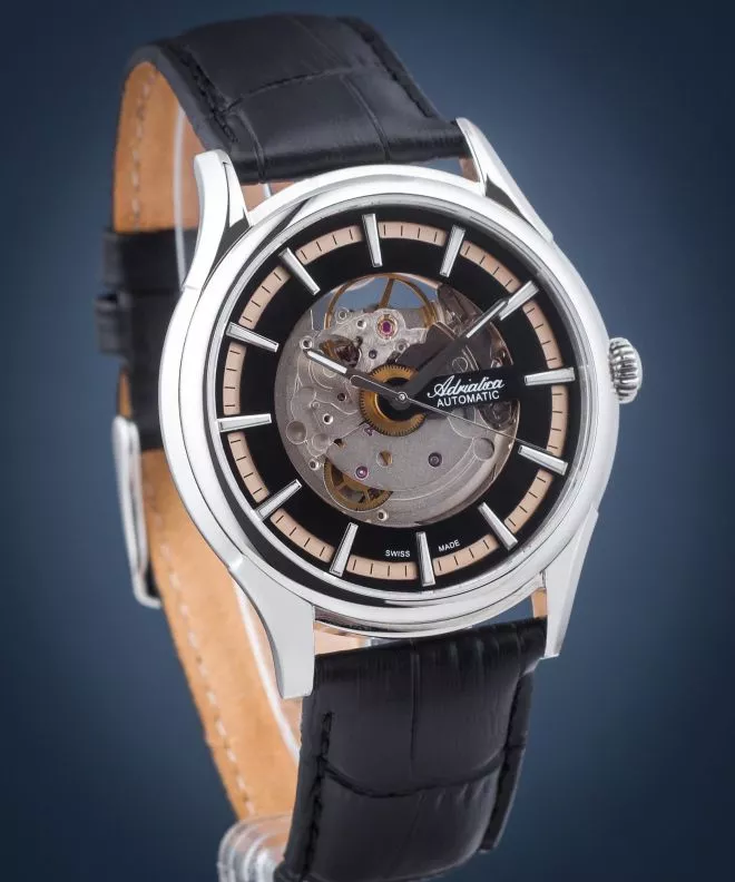 Reloj para hombres Adriatica Skeleton Automatic A2804.5214RAS