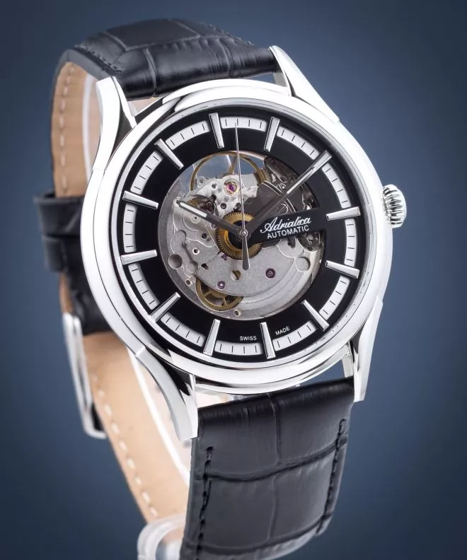 Reloj para hombres Adriatica Skeleton Automatic A2804.5214WAS