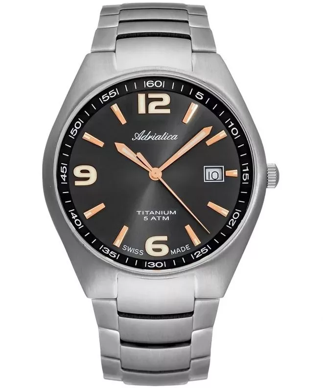 Reloj para hombres Adriatica Titanium A1069.41R6Q