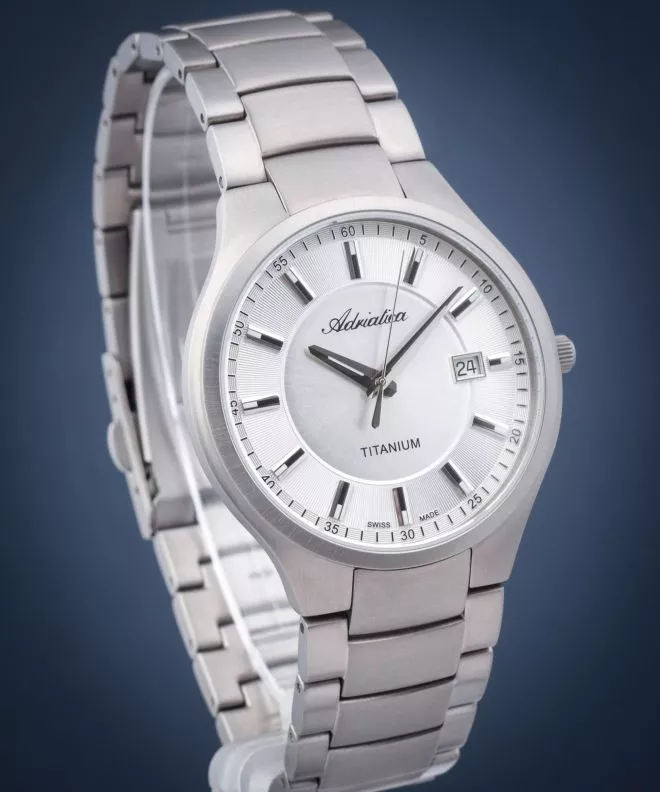 Reloj para hombres Adriatica Titanium A8329.4113Q