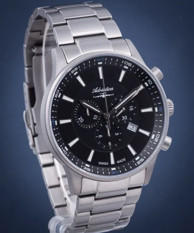 Reloj para hombres Adriatica Titanium Chronograph A8281.4114CH