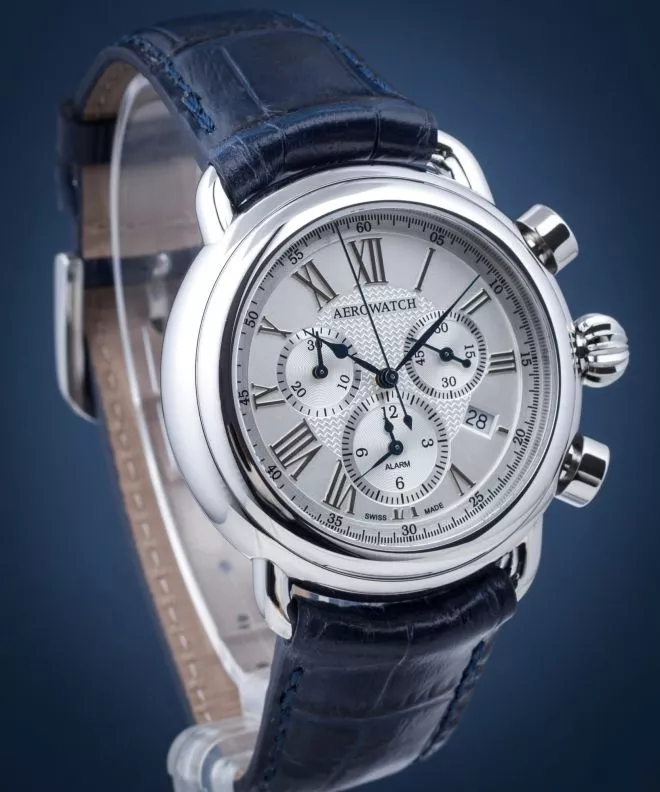 Reloj para hombres Aerowatch 1942 Alarm Clock 85939-AA09