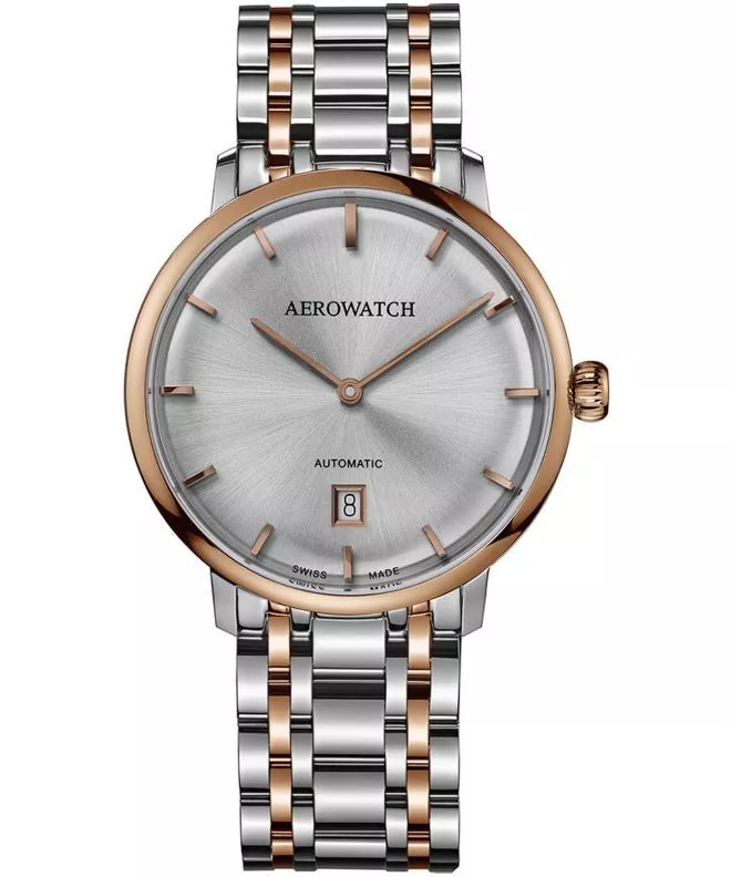 Reloj para hombres Aerowatch Heritage Slim Automatic 67975-BI01-M