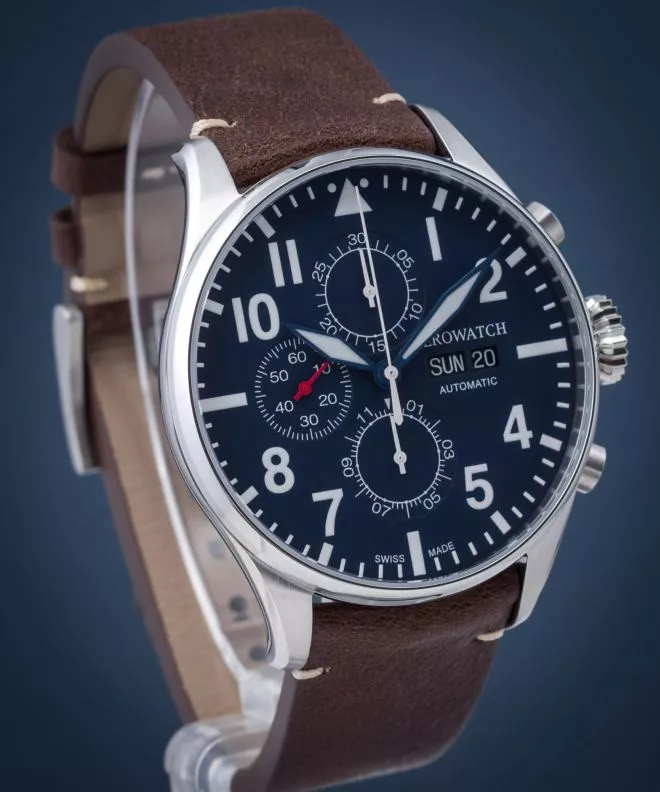 Reloj para hombres Aerowatch Les Grandes Classiques Chronograph Automatic 61989-AA05