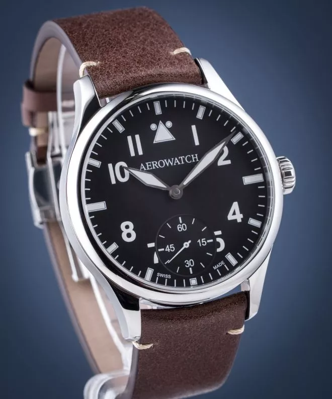 Reloj para hombres Aerowatch Renaissance Grande Mecanique Aviateur 55981-AA01