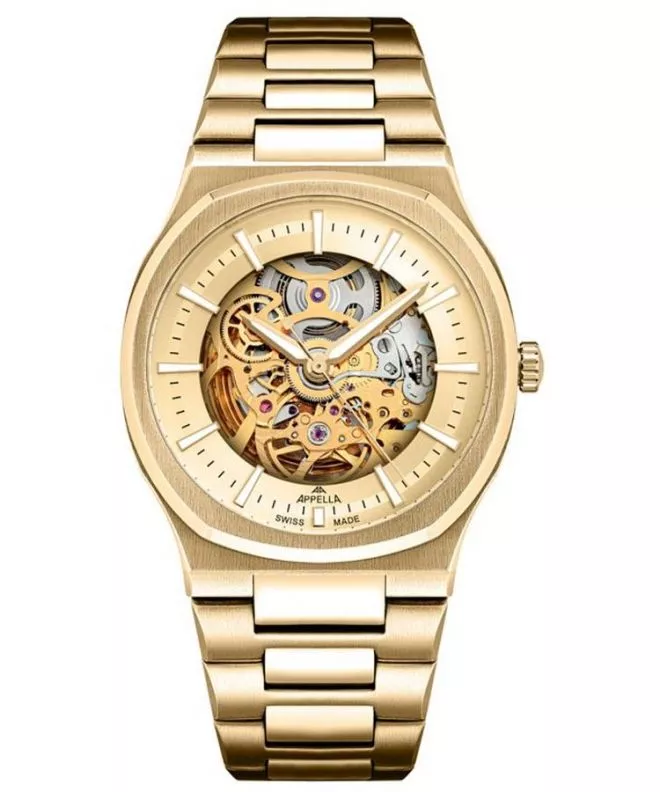 Reloj para hombres Appella Classic Skeleton Automatic L12006.1111AS