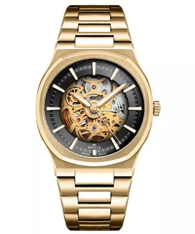 Reloj para hombres Appella Classic Skeleton Automatic L12006.1116AS