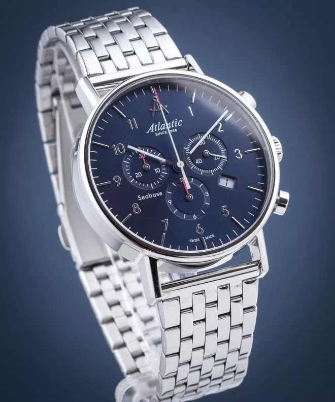 Reloj para hombres Atlantic Seabase Chronograph 60457.41.55