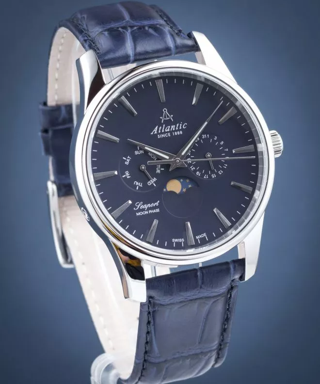 Reloj para hombres Atlantic Seaport Moon Phase 56550.41.51