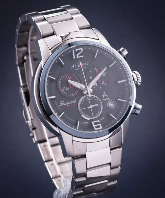 Reloj para hombres Atlantic Seasport Chronograph 87466.47.55