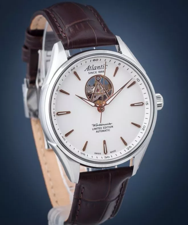 Reloj para hombres Atlantic Worldmaster Open Heart Limited Edition 52780.41.21R