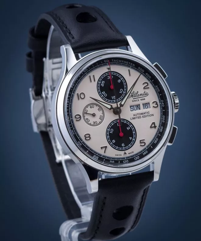 Reloj para hombres Atlantic Worldmaster Chronograph Valjoux Automatic Limited Edition 55852.41.93