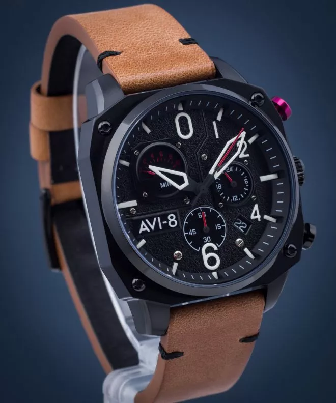 Reloj para hombres AVI-8 Hawker Hunter Retrograde Chronograph AV-4052-02