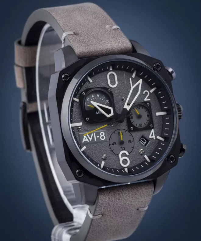 Reloj para hombres AVI-8 Hawker Hunter Retrograde Chronograph AV-4052-03