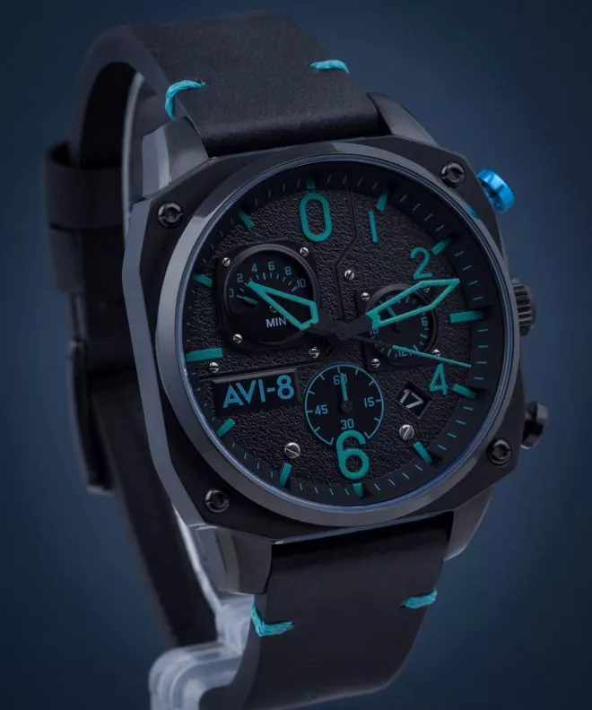 Reloj para hombres AVI-8 Hawker Hunter Retrograde Chronograph AV-4052-05