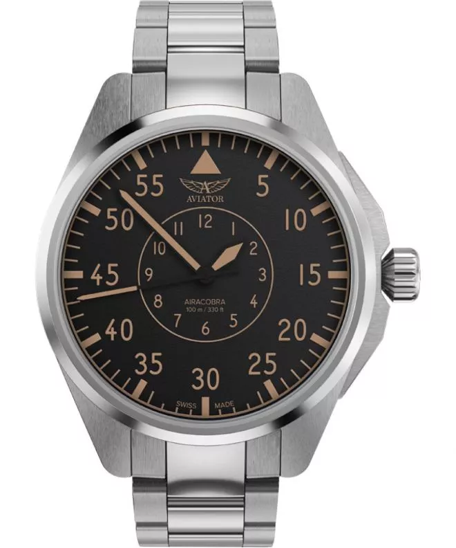 Reloj para hombres Aviator Airacobra 43 Heritage Automatic V.3.39.0.340.5