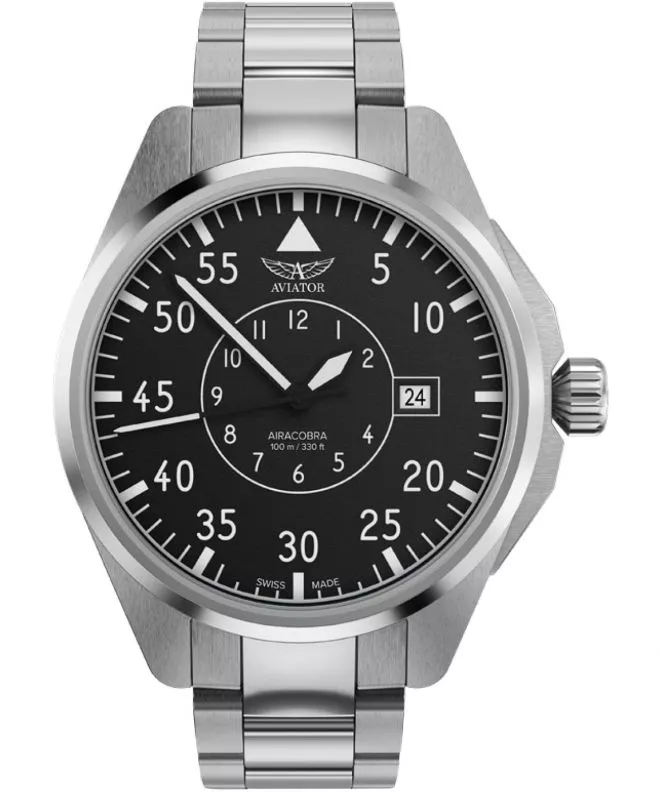 Reloj para hombres Aviator Airacobra 43 Heritage Automatic V.3.39.0.341.5