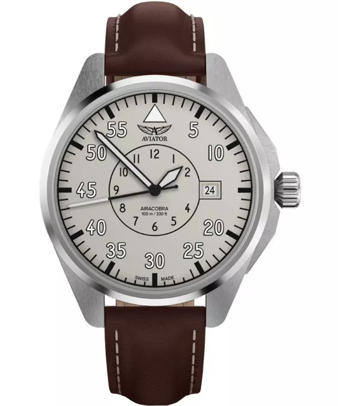 Reloj para hombres Aviator Airacobra 43 Heritage Automatic V.3.39.0.342.0