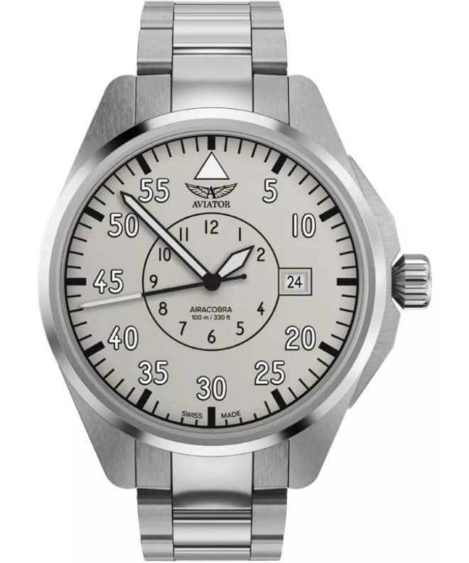 Reloj para hombres Aviator Airacobra 43 Heritage Automatic V.3.39.0.342.5