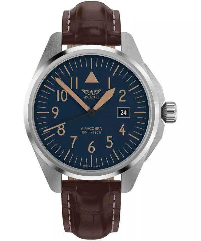 Reloj para hombres Aviator Airacobra 43 Type A V.1.38.0.318.4
