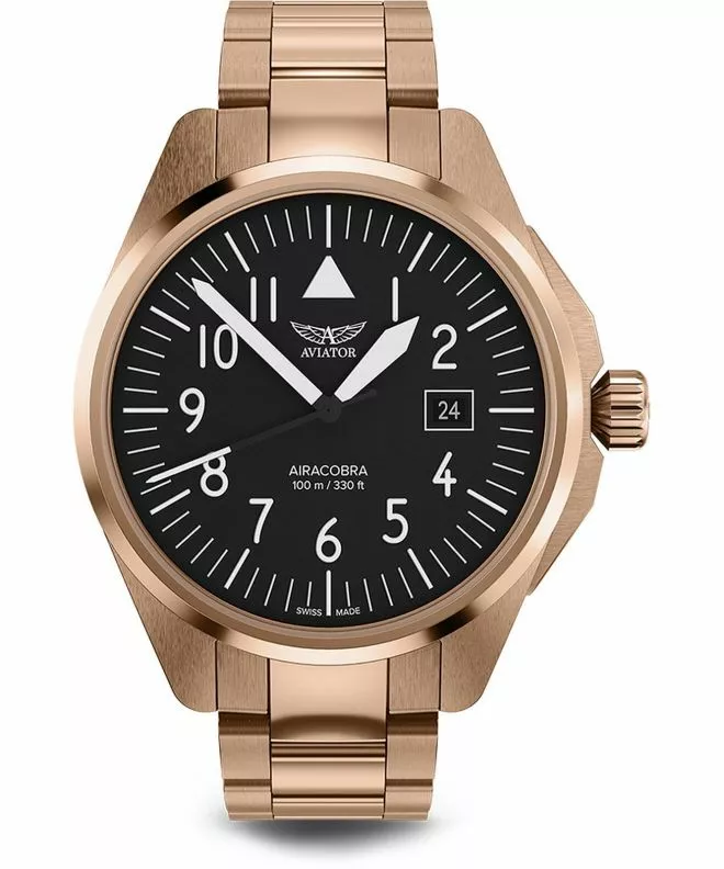 Reloj para hombres Aviator Airacobra 43 Type A V.1.38.2.315.5