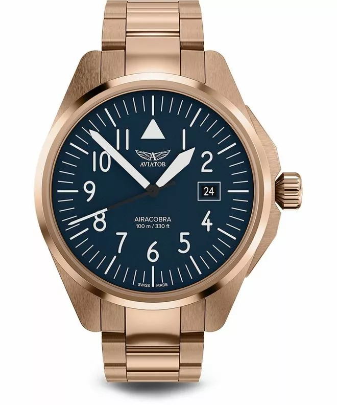 Reloj para hombres Aviator Airacobra 43 Type A V.1.38.2.317.5